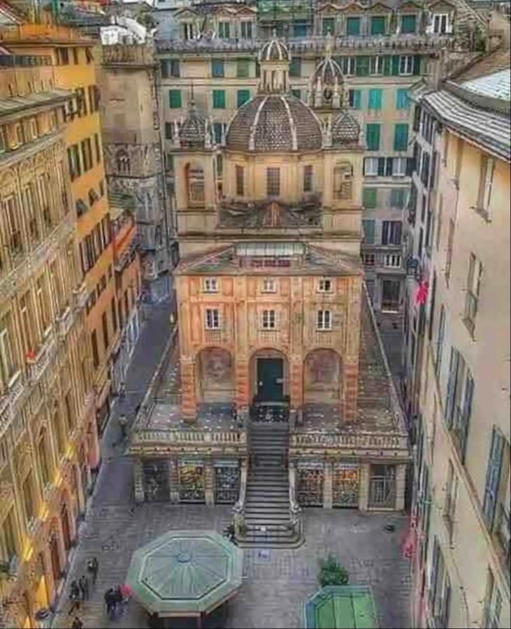 Amazing San Lorenzo 19, Rolli Palace Unesco - Stunning View Overlooking The Cathedral - Free Private Parking- Genova Eksteriør bilde